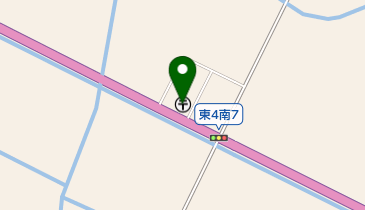 南長沼郵便局の地図画像