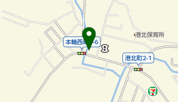 本輪西郵便局の地図画像