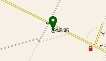 北長沼郵便局の地図画像