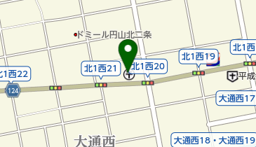 札幌北一条西郵便局の地図画像