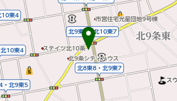 札幌北九条郵便局の地図画像