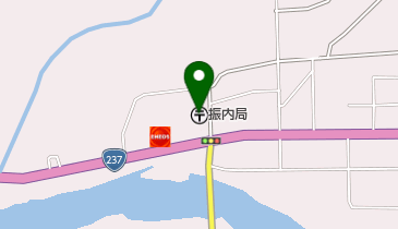 振内郵便局の地図画像
