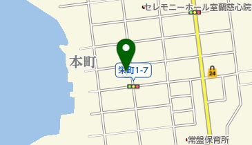 室蘭栄町郵便局の地図画像