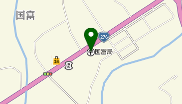 国富郵便局の地図画像