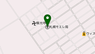 札幌モエレ郵便局の地図画像
