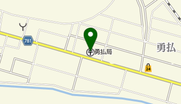 勇払郵便局の地図画像