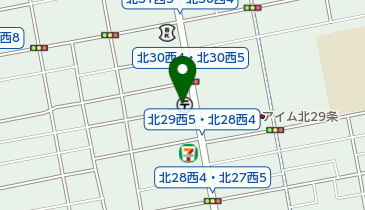 札幌北二十九条郵便局の地図画像