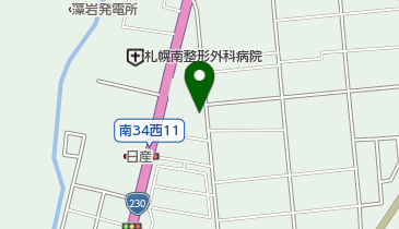 札幌南三十四条郵便局の地図画像