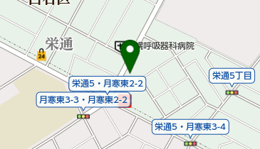 白石栄通西郵便局の地図画像