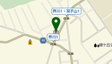 札幌双子山郵便局の地図画像