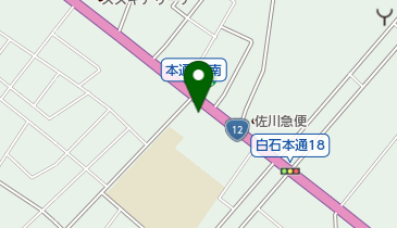 大谷地郵便局の地図画像