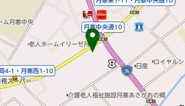 札幌月寒中央通郵便局の地図画像