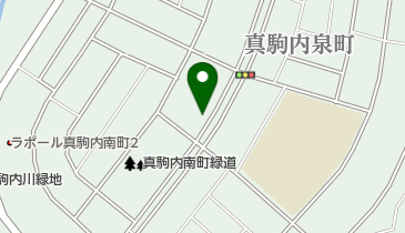 真駒内泉町郵便局の地図画像