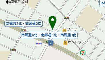 白石南郷北郵便局の地図画像