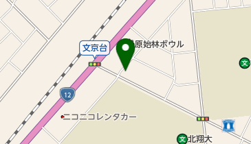 江別文京台郵便局の地図画像