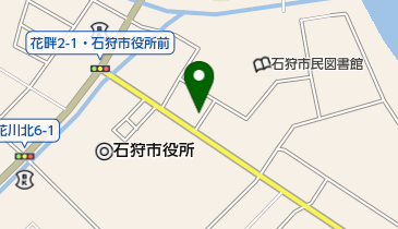 石狩市役所前郵便局の地図画像