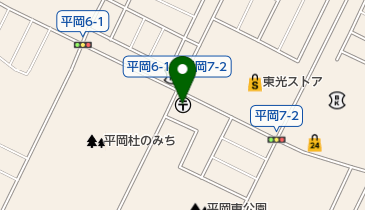 札幌平岡郵便局の地図画像