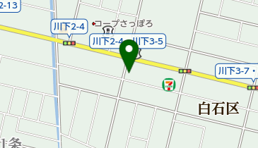 白石川下郵便局の地図画像