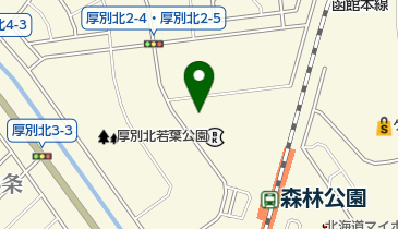 札幌森林公園駅前郵便局の地図画像