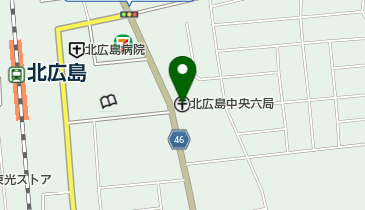 北広島中央六郵便局の地図画像