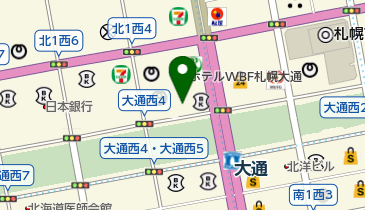 札幌大通公園前郵便局の地図画像