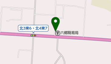 六郷簡易郵便局の地図画像