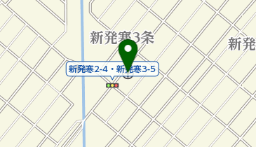 発寒簡易郵便局の地図画像