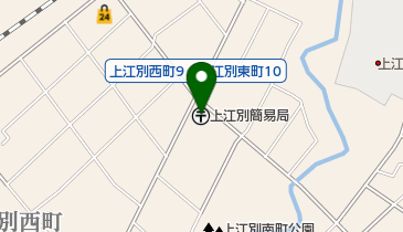 上江別簡易郵便局の地図画像