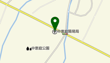 中恵庭簡易郵便局の地図画像