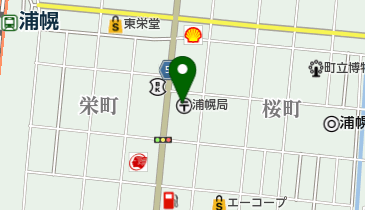 浦幌郵便局の地図画像