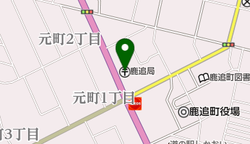 鹿追郵便局の地図画像