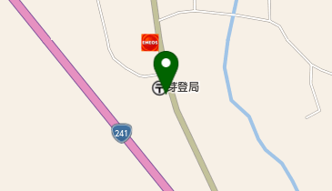 芽登郵便局の地図画像