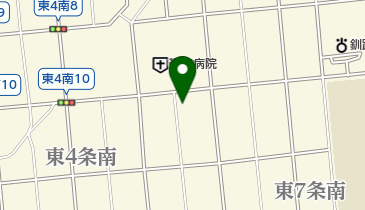 帯広東六条郵便局の地図画像