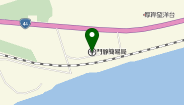 門静簡易郵便局の地図画像