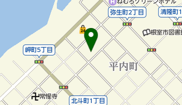 根室平内郵便局の地図画像