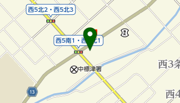 中標津郵便局の地図画像