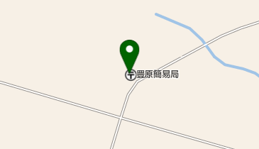 豊原簡易郵便局の地図画像