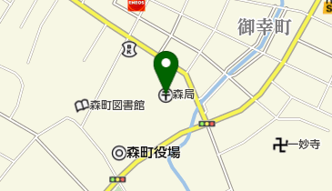 森郵便局の地図画像