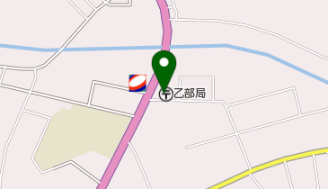 乙部郵便局の地図画像