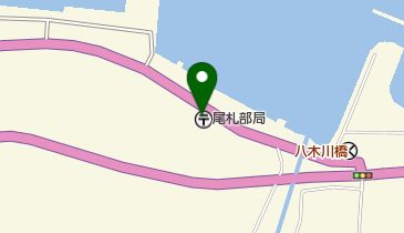 尾札部郵便局の地図画像