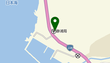 静浦郵便局の地図画像