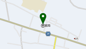 館郵便局の地図画像