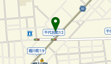 函館千代台郵便局の地図画像