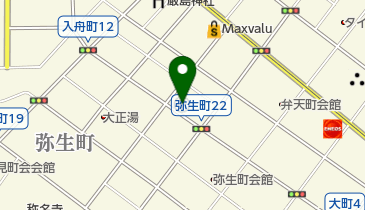 函館弁天郵便局の地図画像