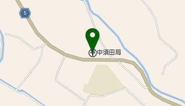 中須田郵便局の地図画像