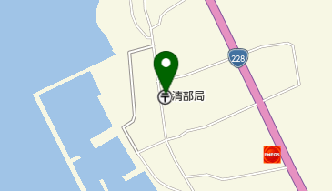 清部郵便局の地図画像