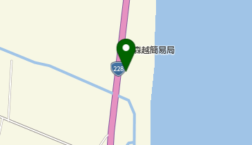 森越簡易郵便局の地図画像