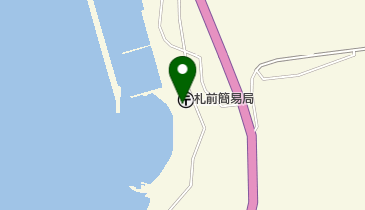 札前簡易郵便局の地図画像