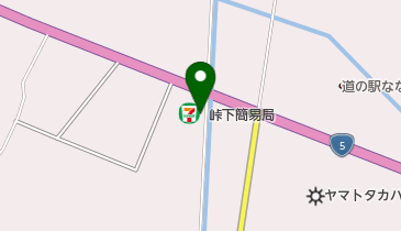 峠下簡易郵便局の地図画像