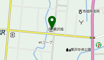 栗沢郵便局の地図画像